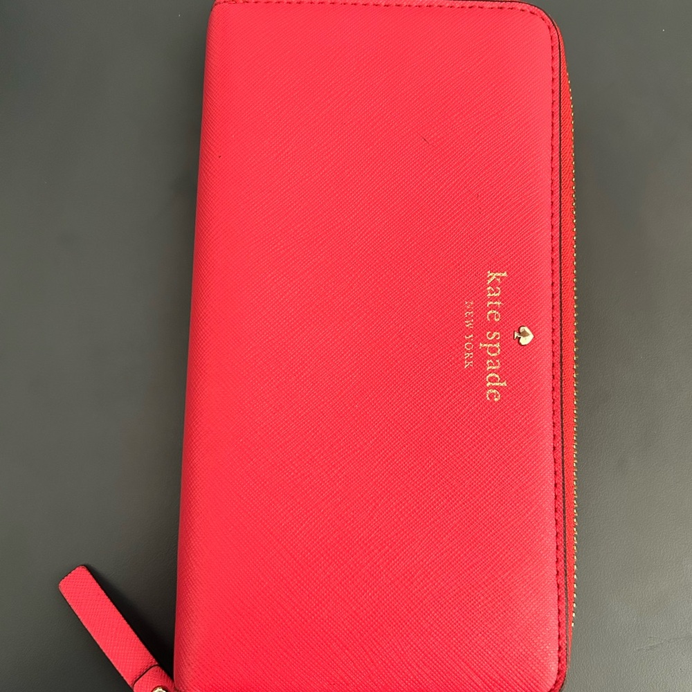 Kate Spade Pink Zip Wallet